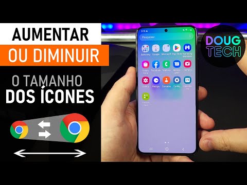 Como Aumentar/Diminuir os ÍCONES no Samsung Galaxy