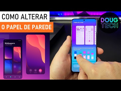 Como alterar o PAPEL de PAREDE no Samsung Galaxy