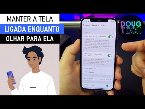 Como manter a TELA LIGADA enquanto você OLHA no iPhone