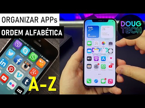 Como Organizar Apps em ORDEM ALFABÉTICA no iPhone