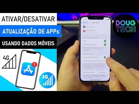 Como Atualizar APPs usando DADOS MÓVEIS no iPhone