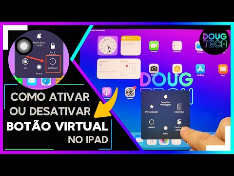 Como Ativar/Desativar o BOTÃO VIRTUAL no IPAD (ASSISTIVE TOUCH)