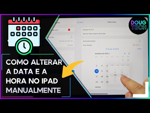 Como Ajustar a DATA/HORA Manualmente no IPAD