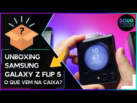 UNBOXING – Samsung Galaxy Z Flip 5 (O que vem na Caixa?)