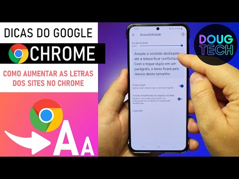 Chrome: Como Aumentar as LETRAS dos SITES (Android)