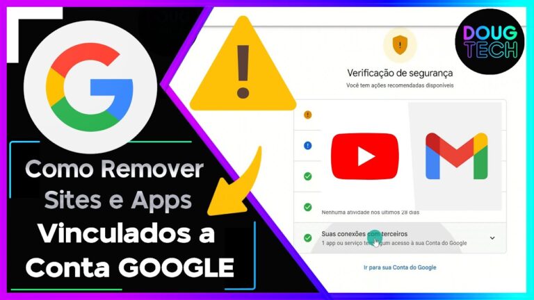 Como REMOVER Sites/Apps da sua Conta GOOGLE (Revogar Permissão)