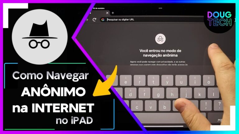 Como Navegar ANÔNIMO na INTERNET no iPAD