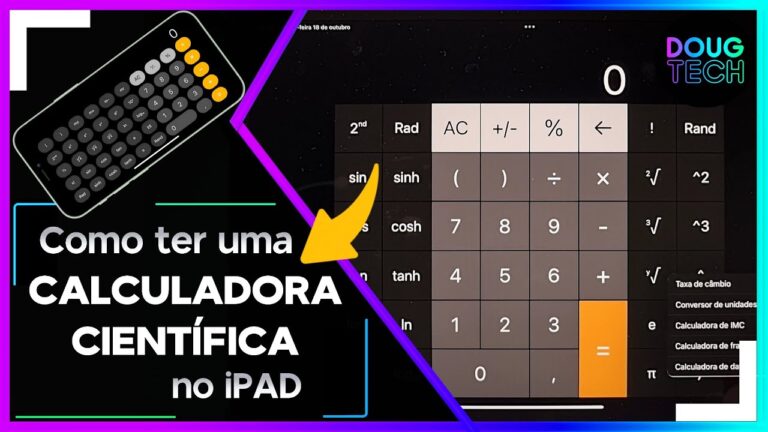 Como ter uma CALCULADORA CIENTÍFICA no iPAD