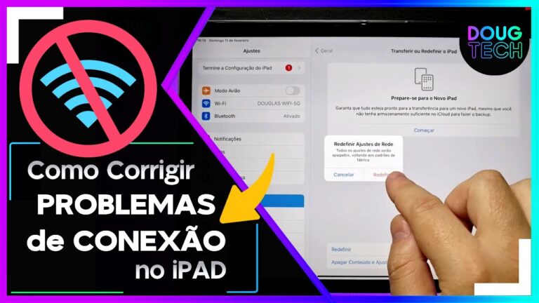 Como Corrigir PROBLEMAS de CONEXÃO no iPAD