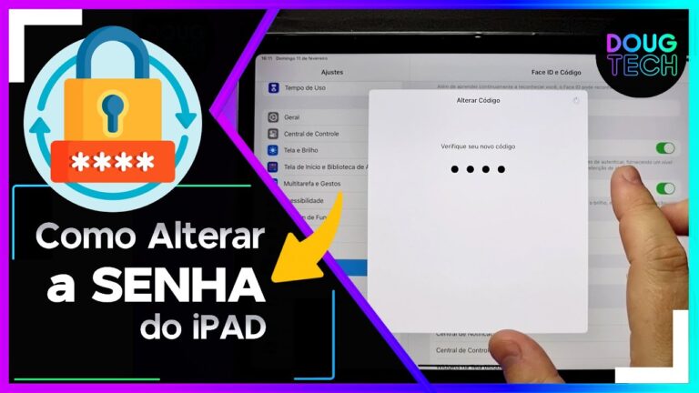 Como Alterar a SENHA do iPAD