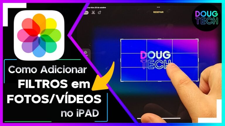 Como Adicionar FILTROS em FOTOS/VÍDEOS no iPAD