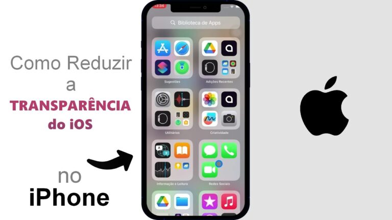 Como Reduzir a TRANSPARÊNCIA do iOS no iPhone