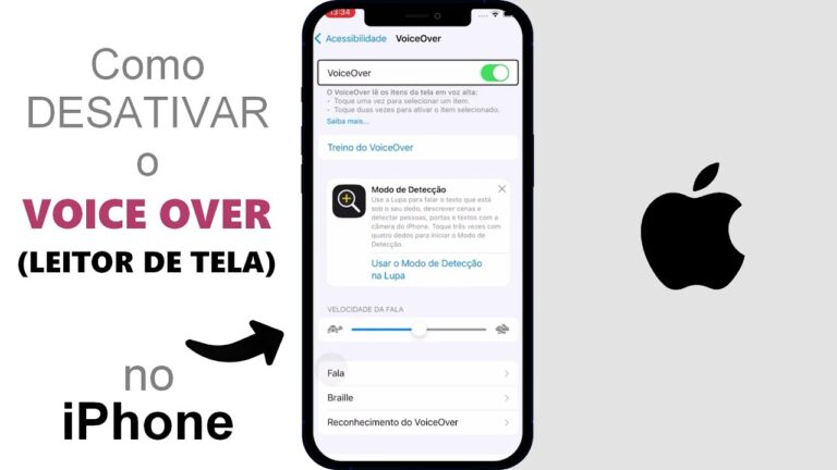 Como Desativar o VOICE OVER no iPhone