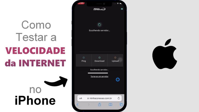 Como Testar a VELOCIDADE da INTERNET no iPhone