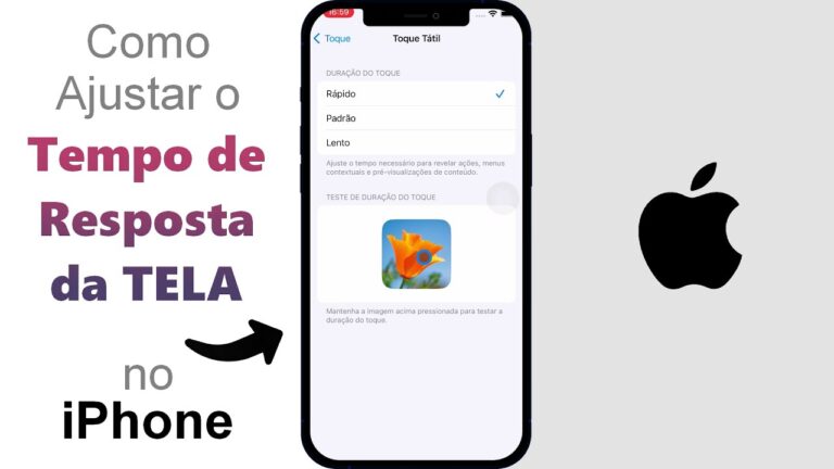 Como Ajustar o Tempo de Resposta da TELA no iPhone