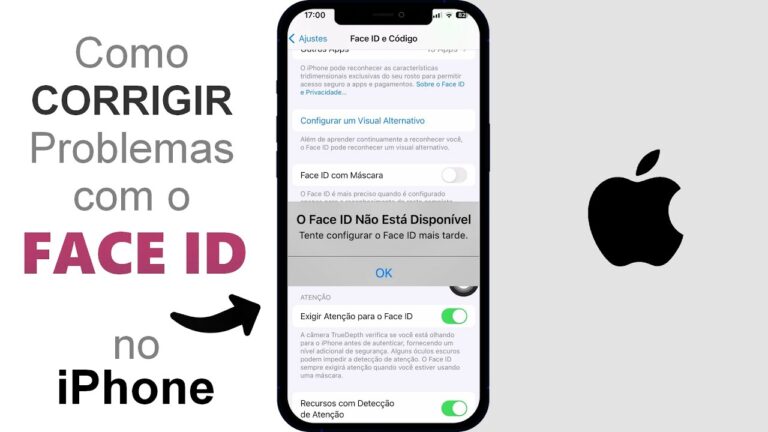 Como Corrigir PROBLEMAS com o FACE ID no iPhone