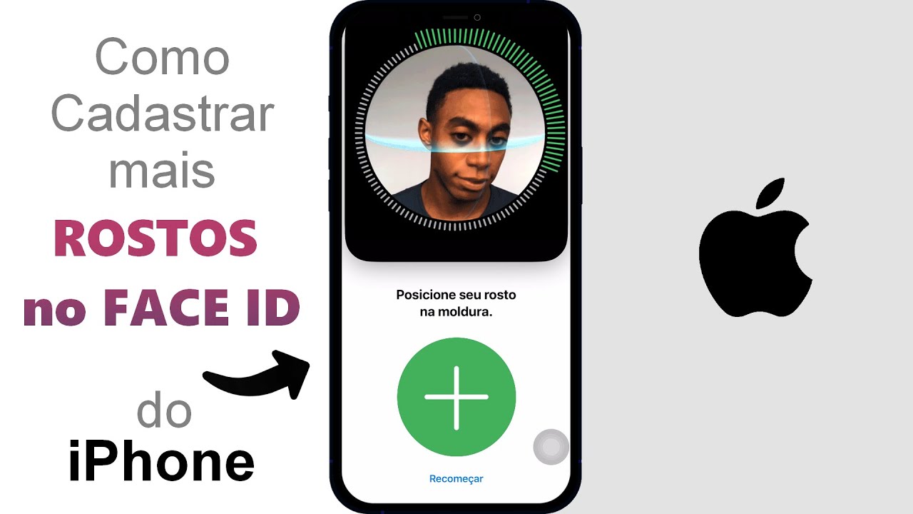 Como Cadastrar MAIS ROSTOS no FACE ID do iPhone