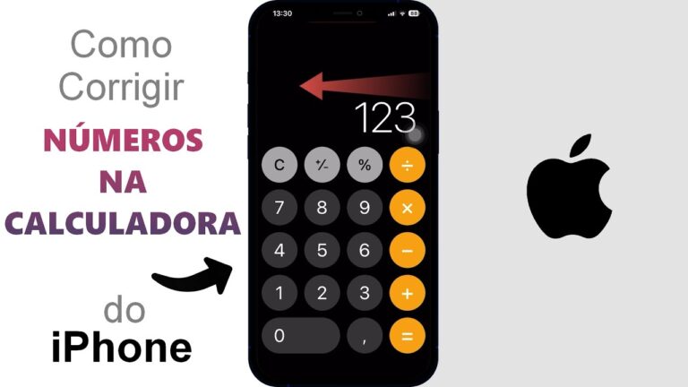 Como CORRIGIR NÚMEROS na Calculadora do iPhone