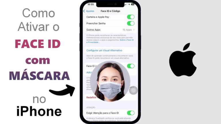 Como Ativar o FACE ID com MÁSCARA no iPhone