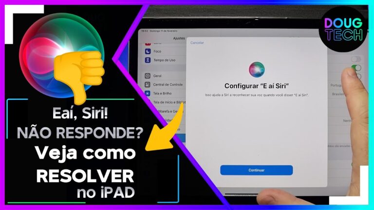 Eaí, Siri! NÃO RESPONDE? Veja como RESOLVER no iPAD