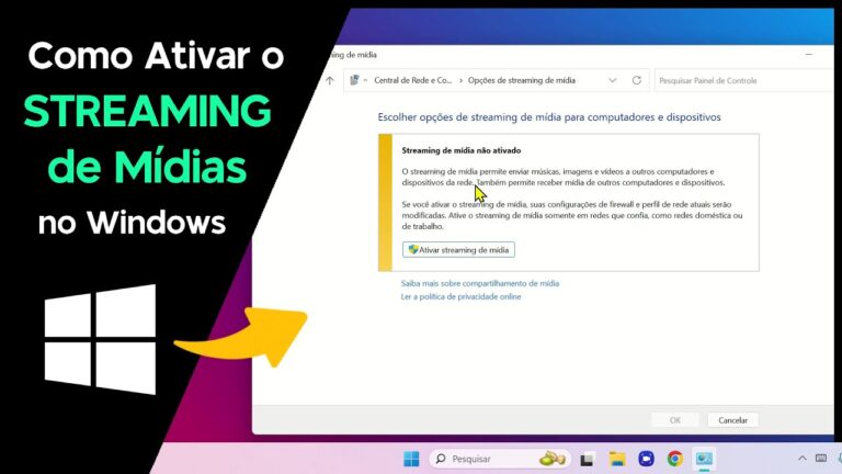 Como Ativar o STREAMING de MÍDIAS no Windows