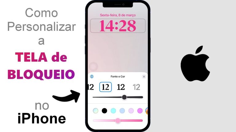 Como Personalizar a TELA de BLOQUEIO do iPhone