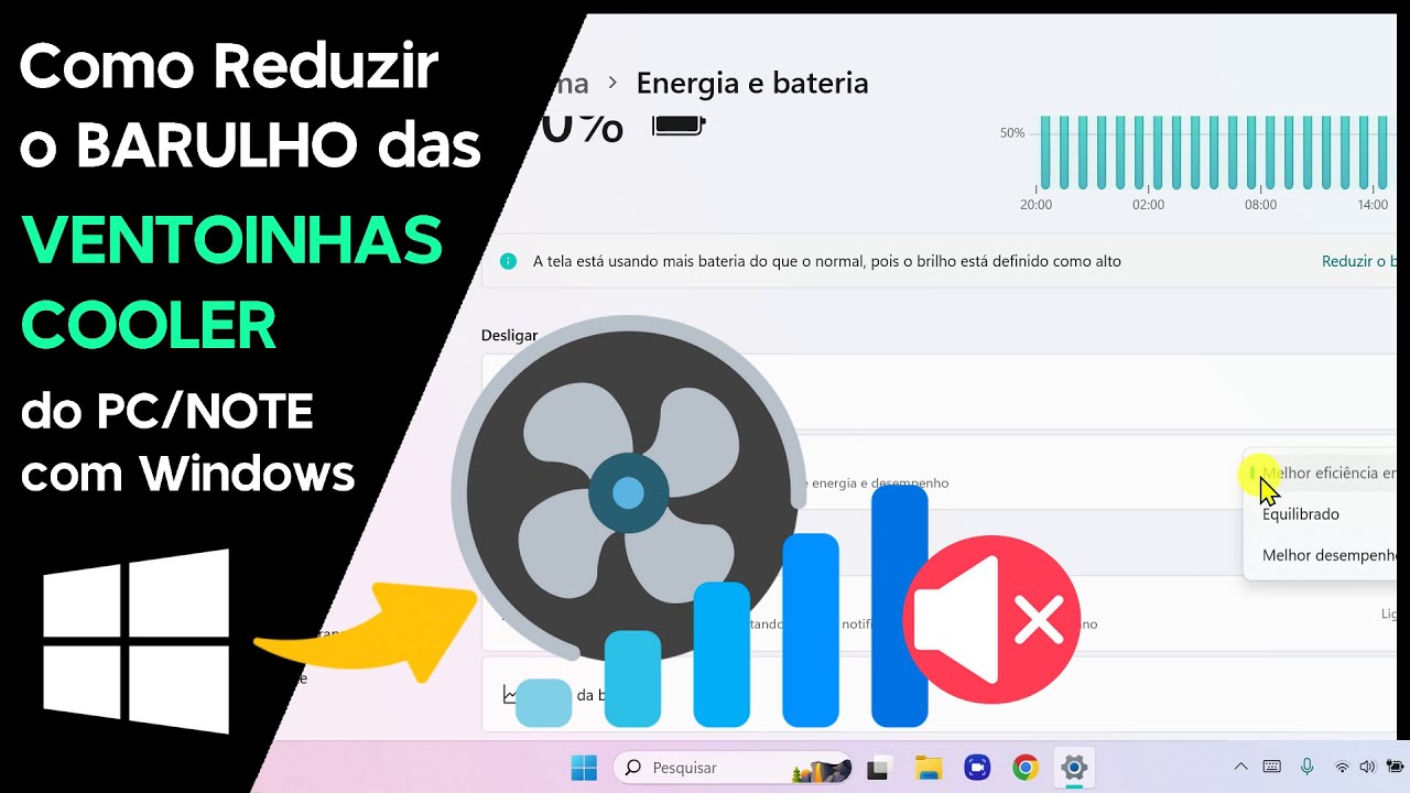 Como Reduzir o BARULHO do COOLER/VENTOINHA no NOTEBOOK