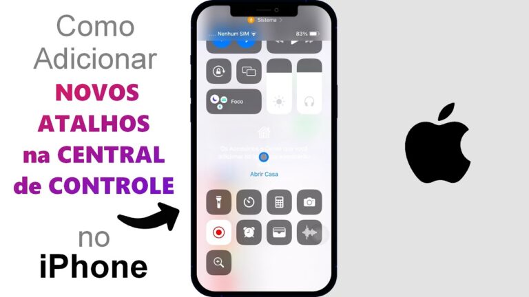 Como Adicionar Novos ATALHOS na CENTRAL do iPhone