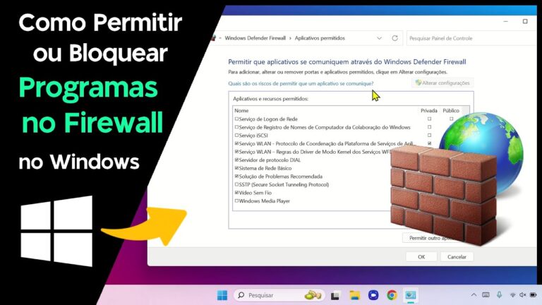 Como Permitir/Bloquear Programas no FIREWALL do Windows