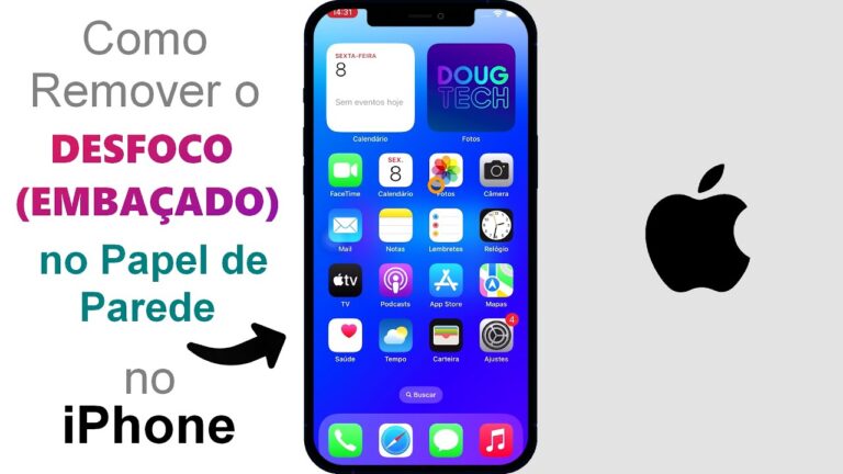 Como Remover o DESFOCO no Papel de Parede no iPhone