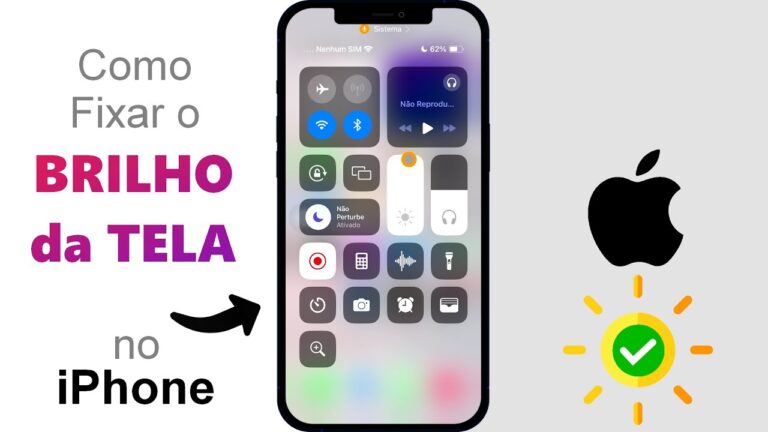 Como Fixar o BRILHO da TELA no iPhone