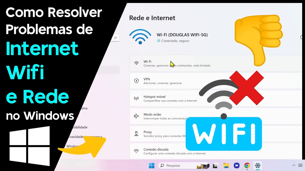 Como Resolver Problemas de INTERNET no Windows