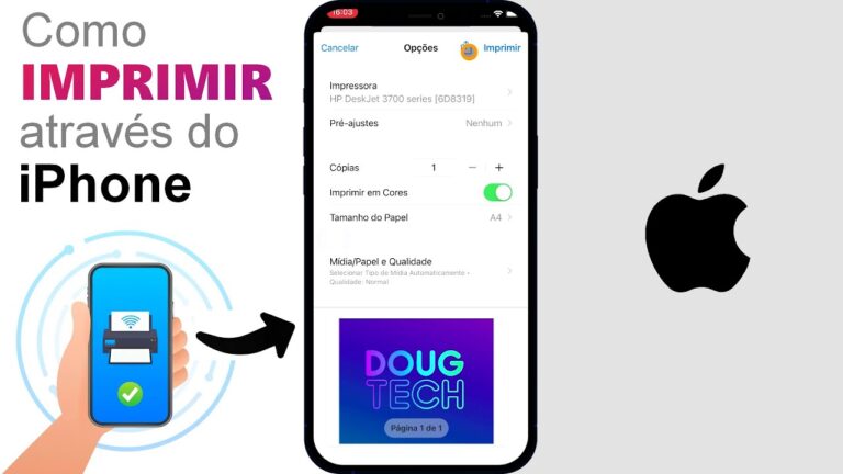 Como IMPRIMIR Arquivos pelo iPhone