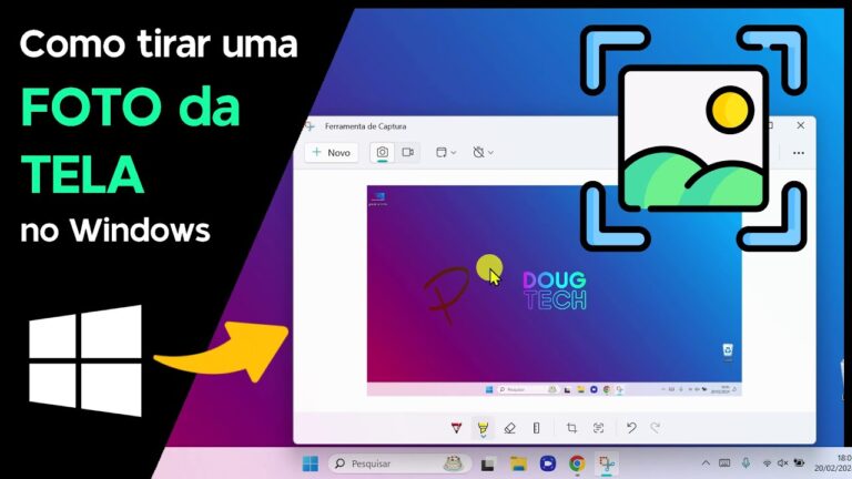 Como tirar uma FOTO da TELA do Windows