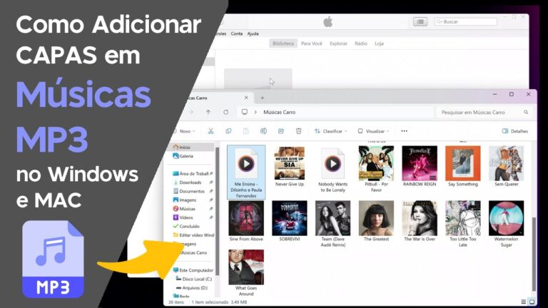 Como Adicionar CAPAS em Músicas MP3 no Windows/MAC