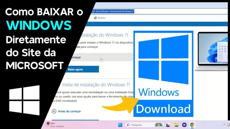 Como BAIXAR o WINDOWS Diretamente do site da MICROSOFT