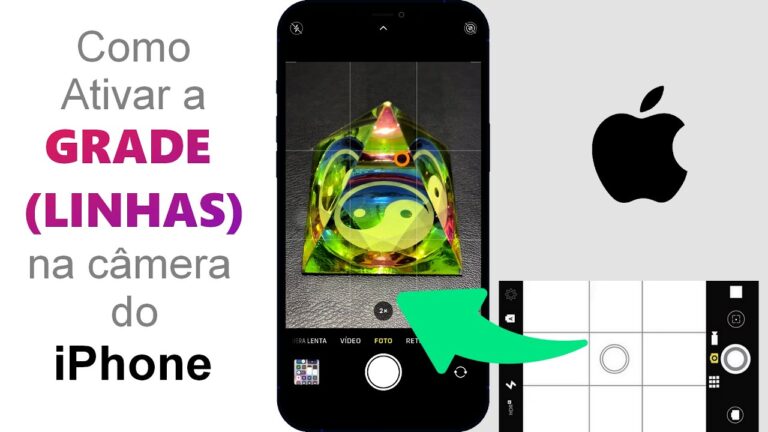 Como Ativar a GRADE (LINHAS) na câmera do iPhone