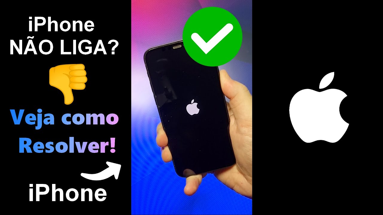 iPhone NÃO LIGA? NÃO CARREGA? Veja como Resolver!☑️