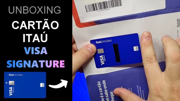 CARTÃO ITAÚ UNICLASS VISA SIGNATURE (Unboxing)