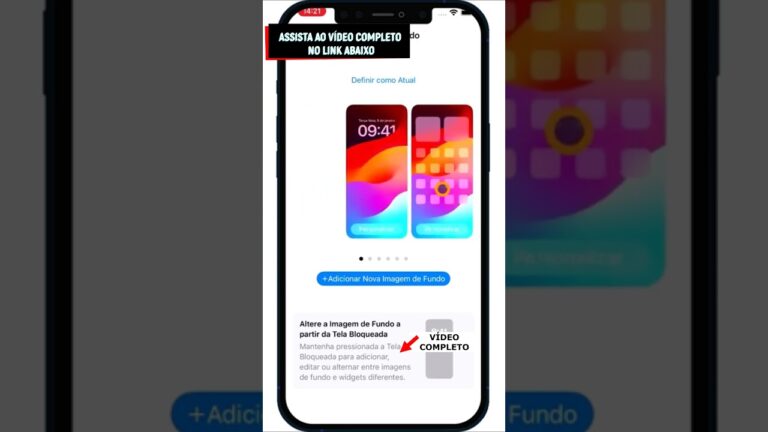 Como Trocar o PAPEL DE PAREDE no iPhone