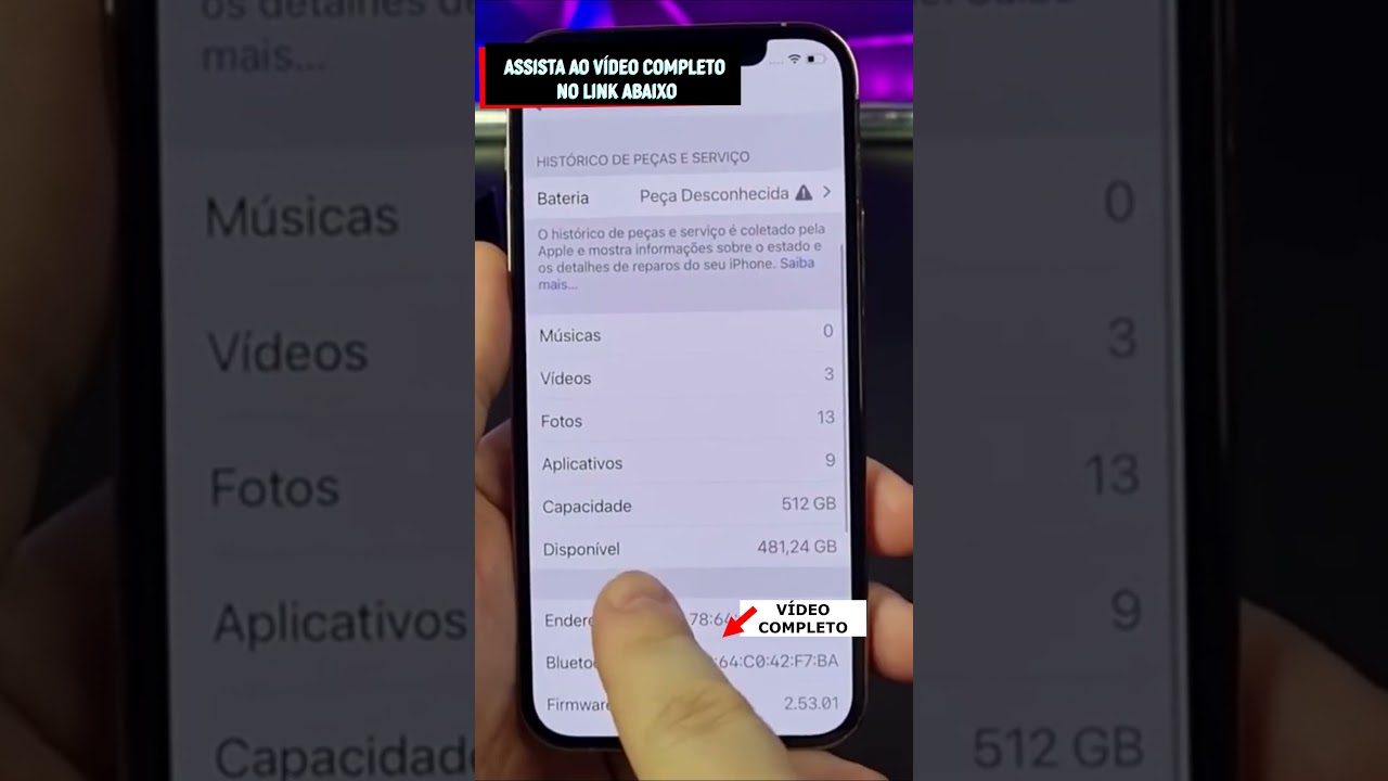 Como Consultar a Memória DISPONÍVEL no iPhone