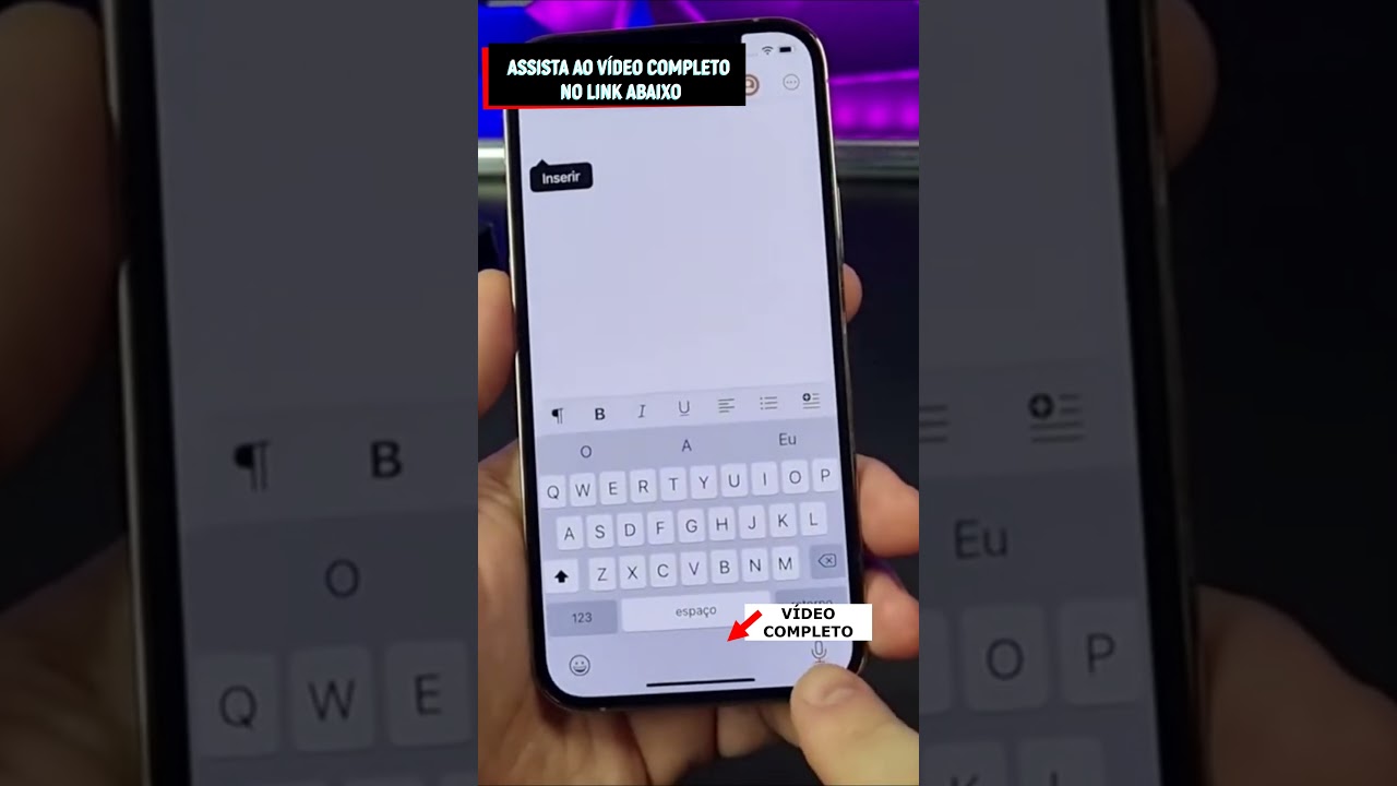 Como DIGITAR usando a VOZ no iPhone