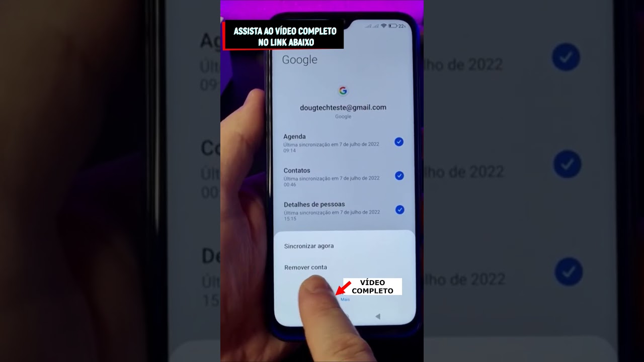 Como Remover/Adicionar a CONTA GOOGLE no Xiaomi