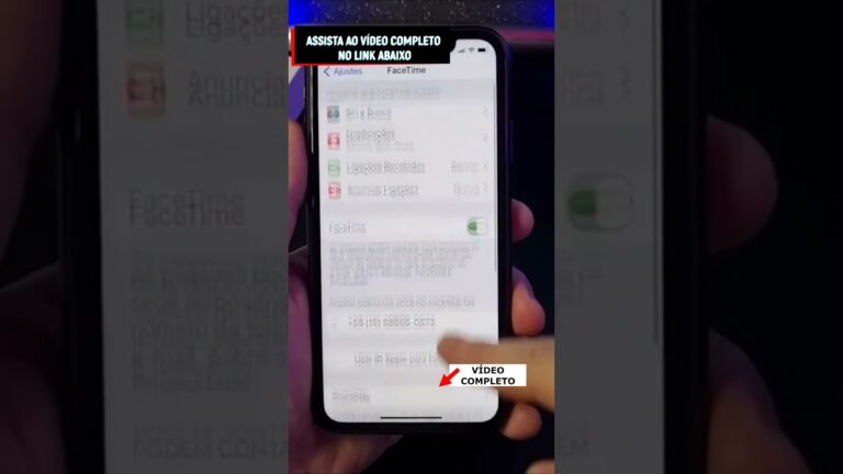 Como Bloquear LIGAÇÕES pelo FaceTime no iPhone