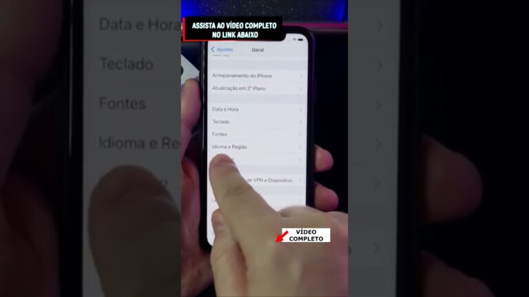 Como Alterar o IDIOMA do iPhone