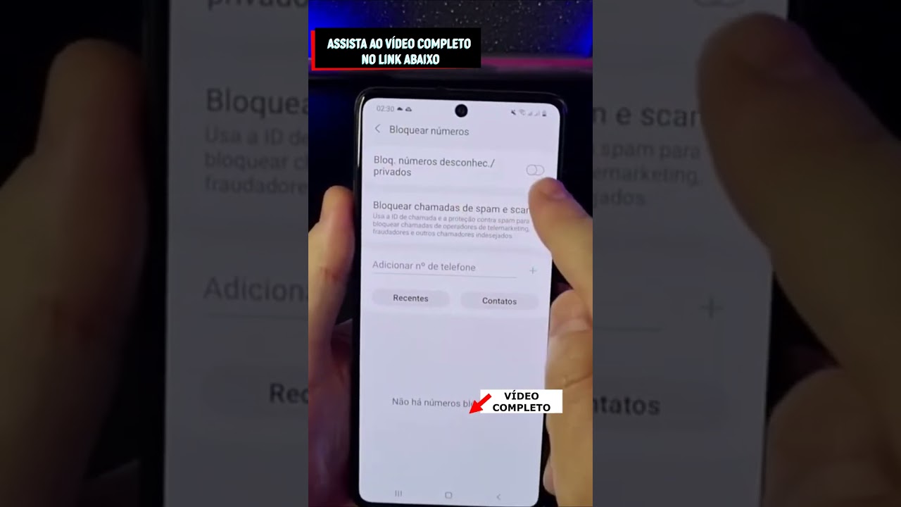 Como BLOQUEAR Chamadas no Samsung