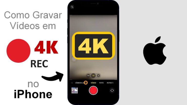 Como Gravar Vídeos em 4K no iPhone