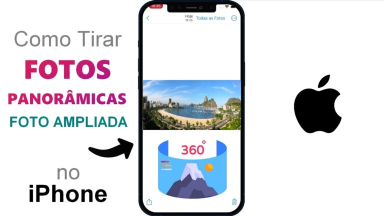 Como Tirar Fotos PANORÂMICAS no iPhone (FOTO AMPLIADA)