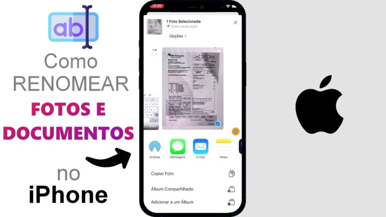 Como RENOMEAR Fotos/Documentos no iPhone