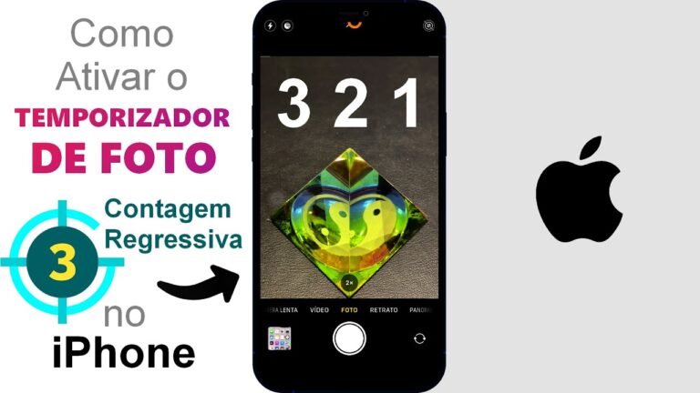 Como Ativar o TEMPORIZADOR de FOTO no iPhone (Contagem Regressiva)